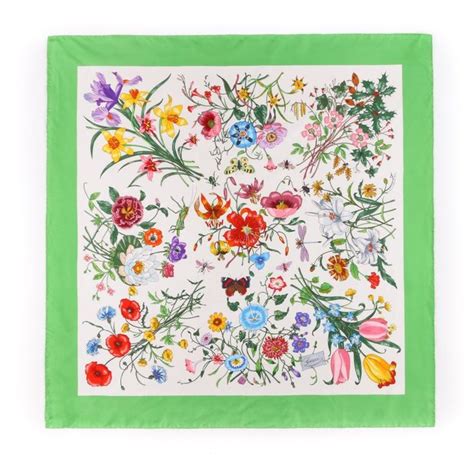 abito gucci spighe fiordalisi accornero|A Gucci 'Flora Spighe' silk scarf designed by Vittorio Accornero .